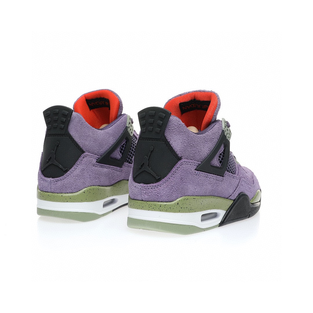 Nike Wmns Air Jordan 4 Retro"Canyon Purple"AJ4代麂皮紫小丑