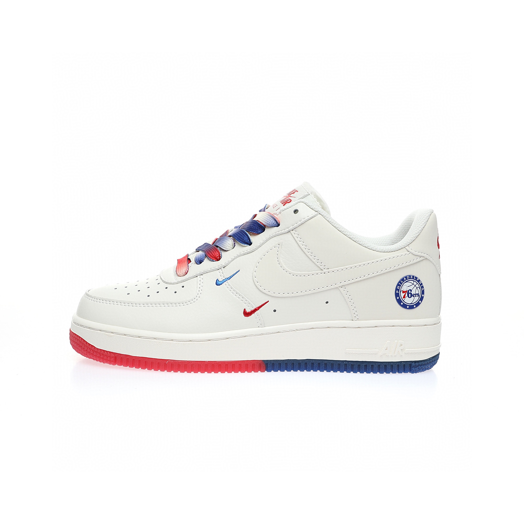 Nike Air Force 1 「76人米白深藍紅迷你雙鈎子」