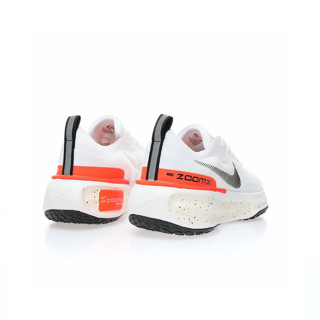 Nike ZoomX Invincible Run Flyknit 3"White/Black/Red 針織白黑桔紅