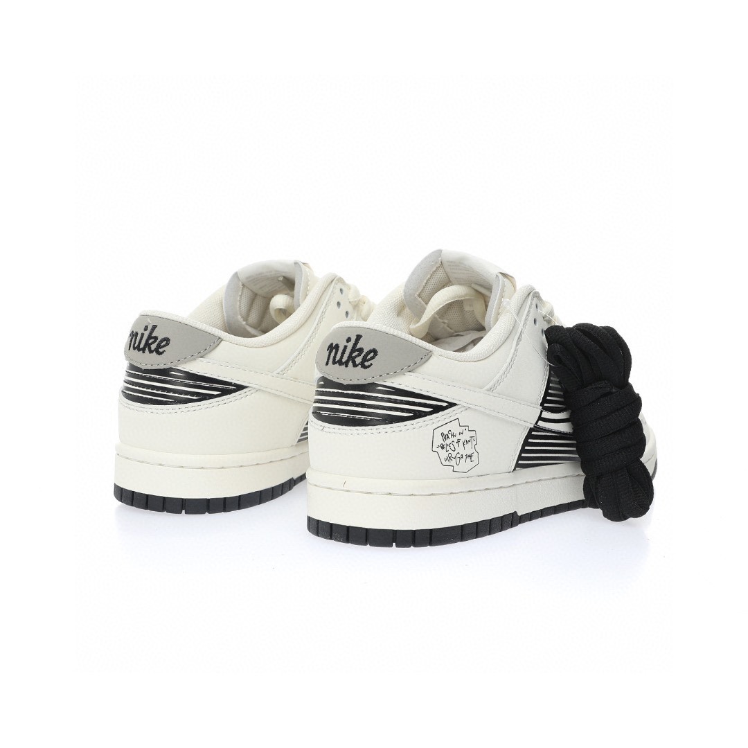 Dunk Low “皮革奶白黑皮卡丘塗鴉”
