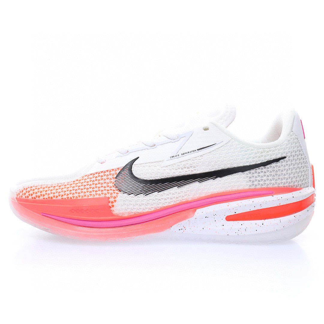 GT Cut EP"White Crimson"超跑級低幫休閒運動籃球鞋「白黑螢光紅粉」