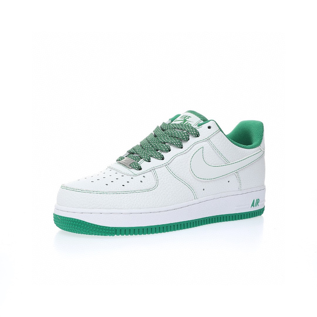 Nike Air Force 1 “皮革白深綠3M天使反光”