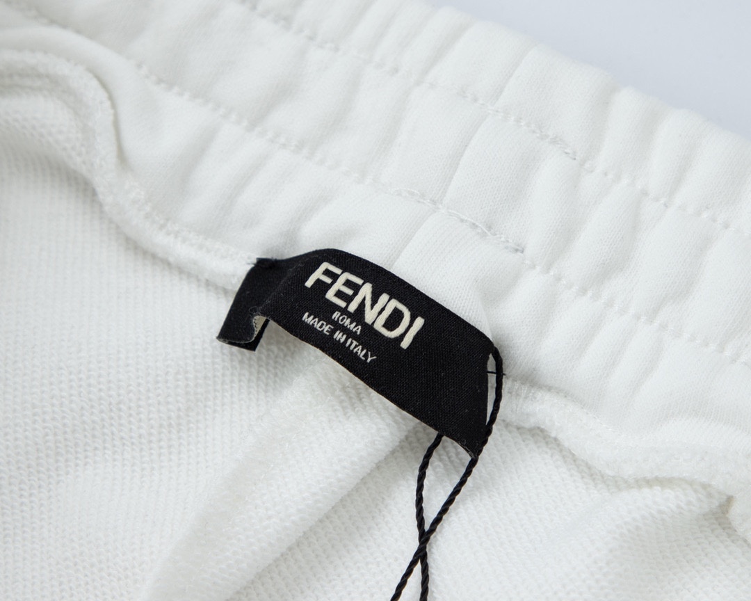 FEND23春夏新款 經典串標怪獸眼睛印花短褲