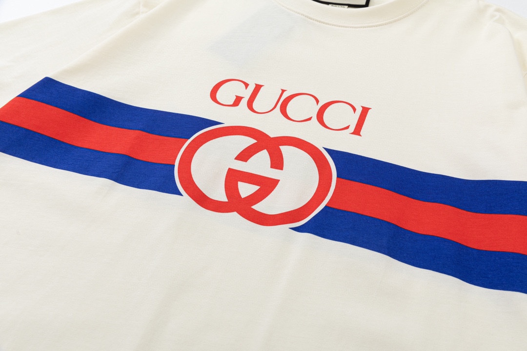 G9012 Gucci古馳 2023春夏新款 定制260g雙紗純棉面料