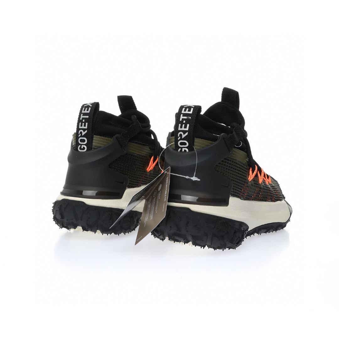 NIKE ACG Mountain Fly GTX SE Mid"Black/Olive Green"ACG山脈2代系列中幫戶外登山越跑徒步休閒運動鞋「網布黑橄欖綠橙」