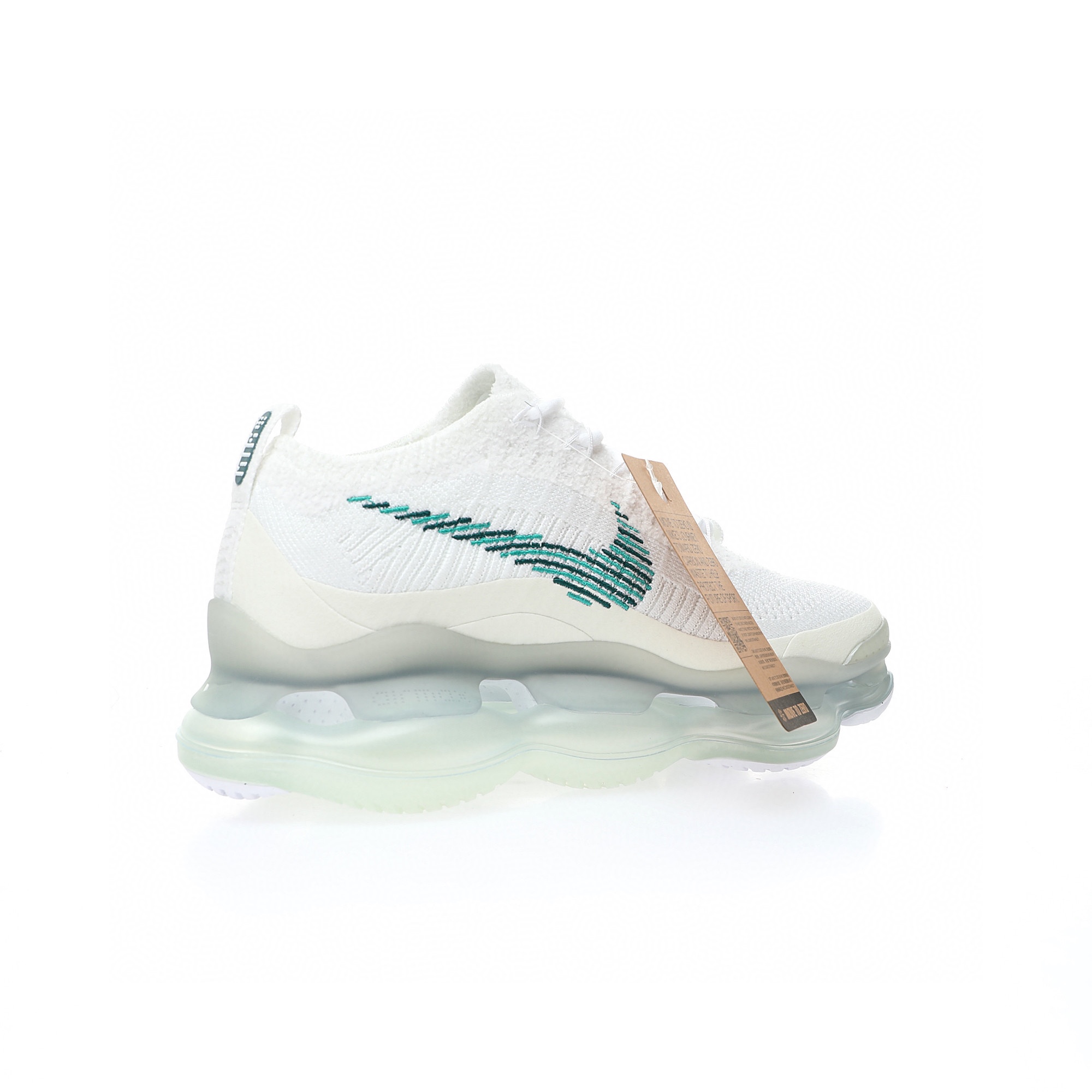 Nike Air Max Scorpion Flyknit SE"White/Green"針織白綠孔雀藍