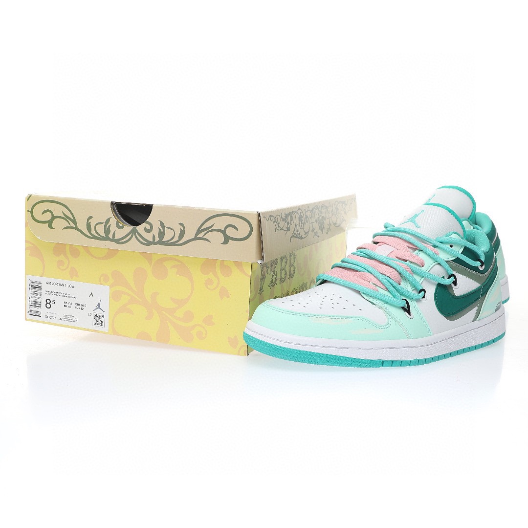 Nike Air Jordan 1 “薄荷綠深灰白”