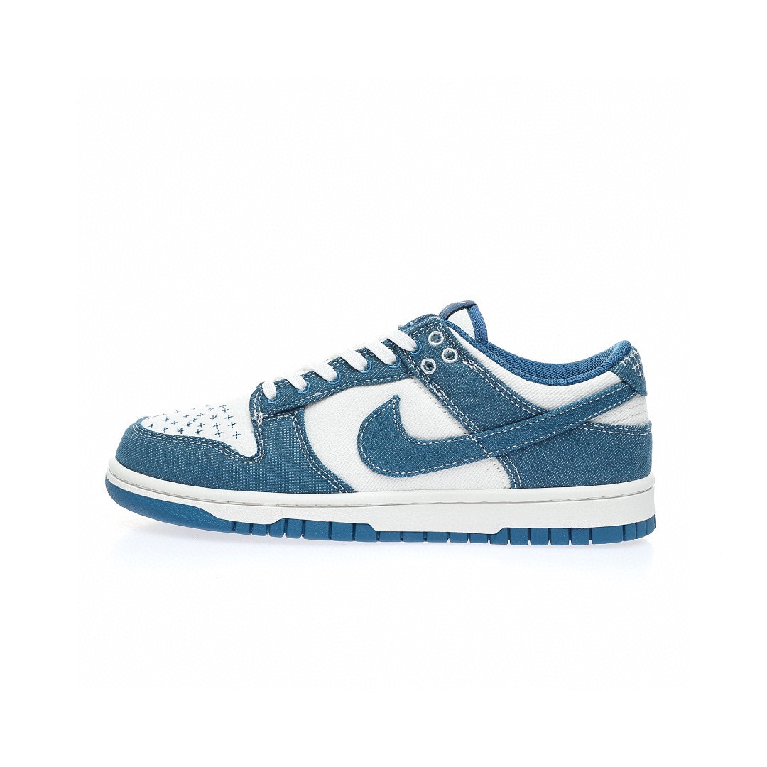 Dunk Low “丹寧牛仔藍白刺子繡”