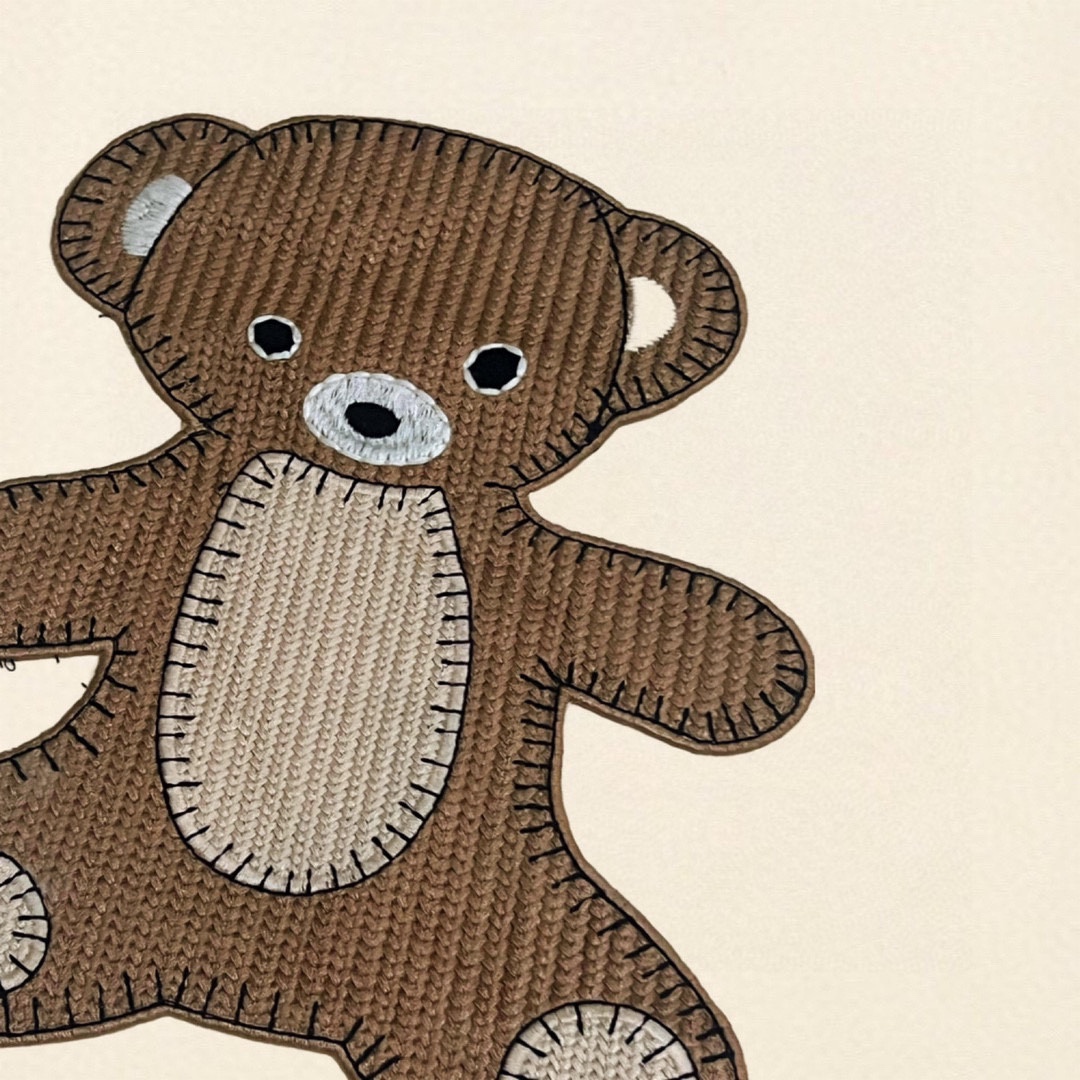 Gucci 古馳限定款貼布小熊章仔短袖T恤