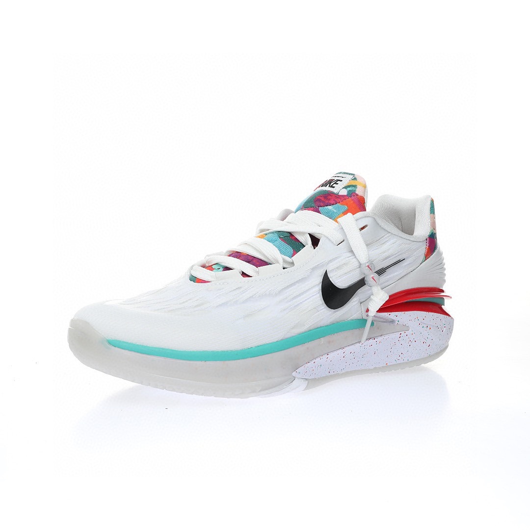 Nike Air Zoom GT Cut 2 EP"Leap High"超跑級2代低幫休閒運動籃球鞋「白綠紅兔年」