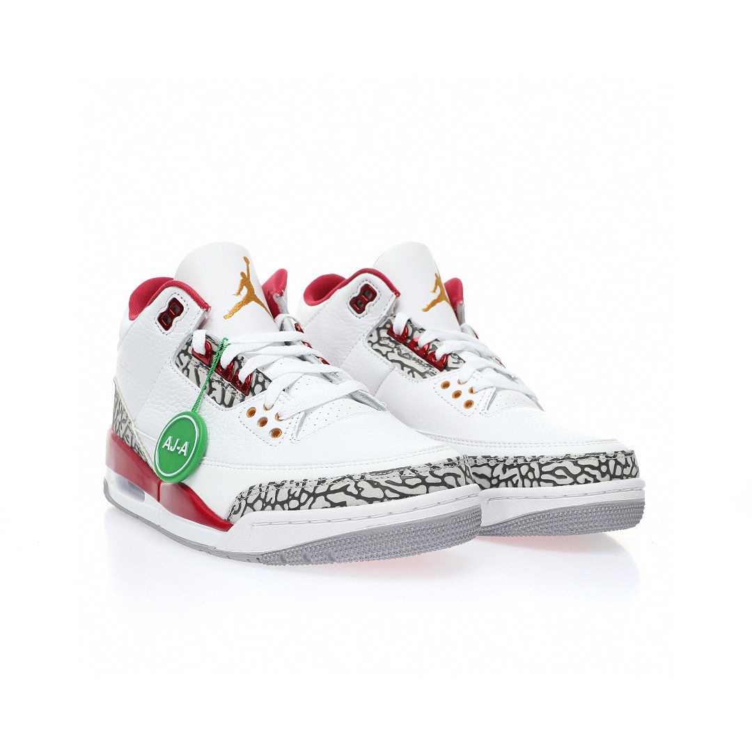 Air Jordan 3 白酒紅雀水泥爆
