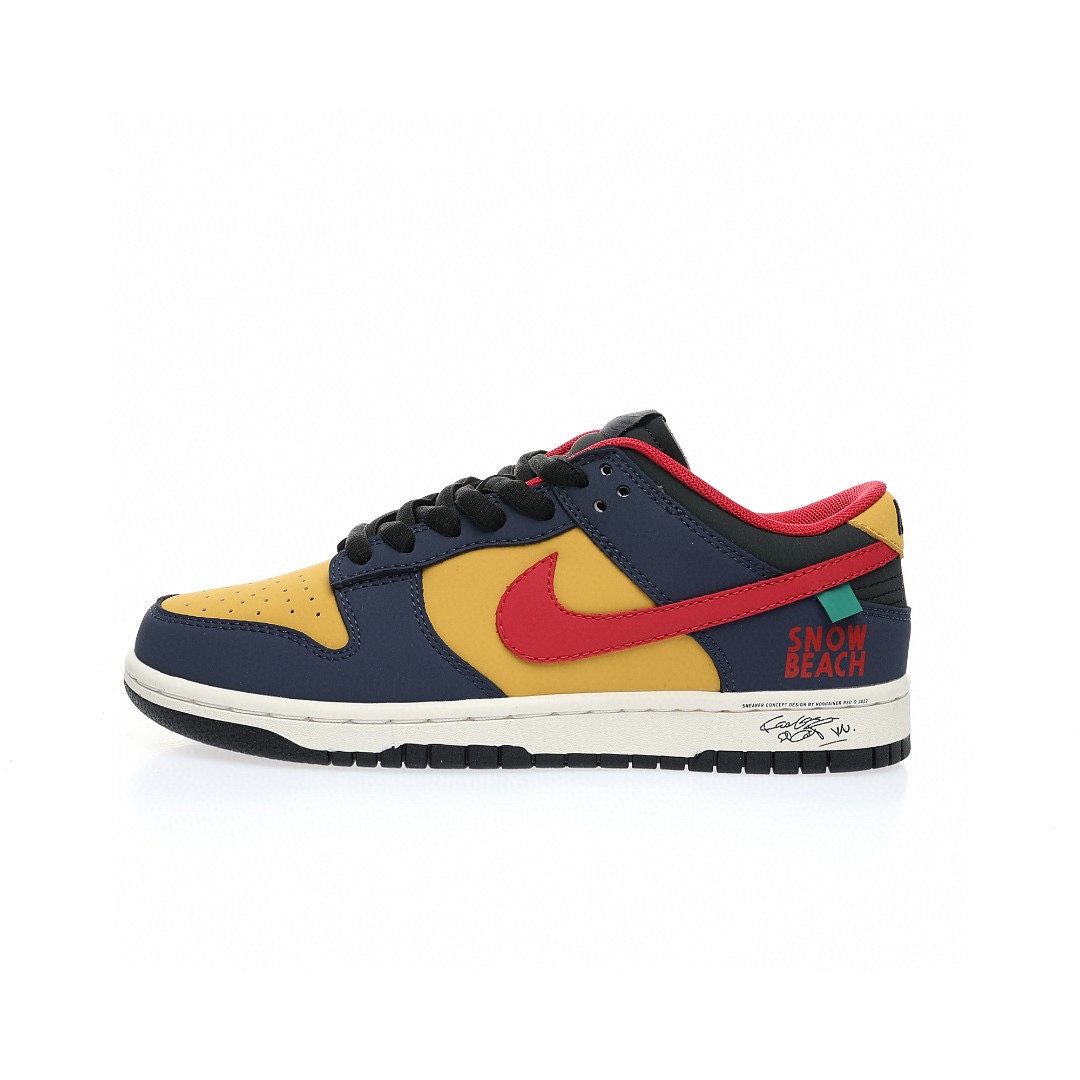 Dunk Low “午夜藍黃紅”