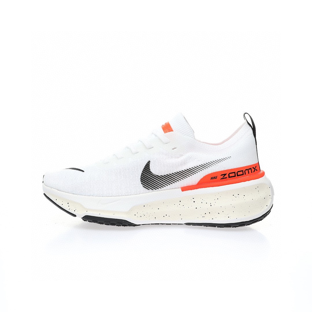 Nike ZoomX Invincible Run Flyknit 3"White/Black/Red 針織白黑桔紅