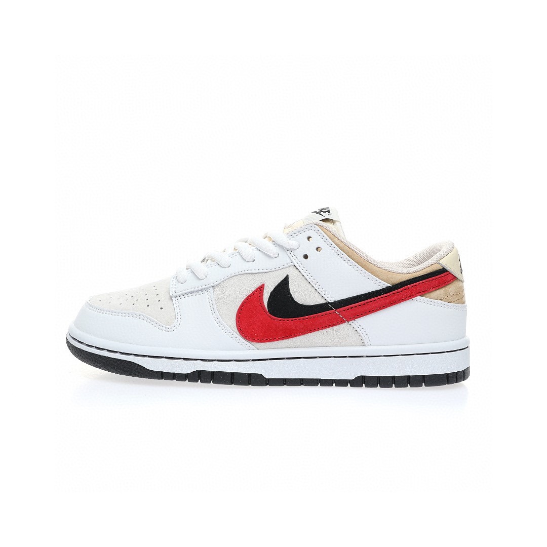 Dunk Low “白棕黑紅雙鉤”