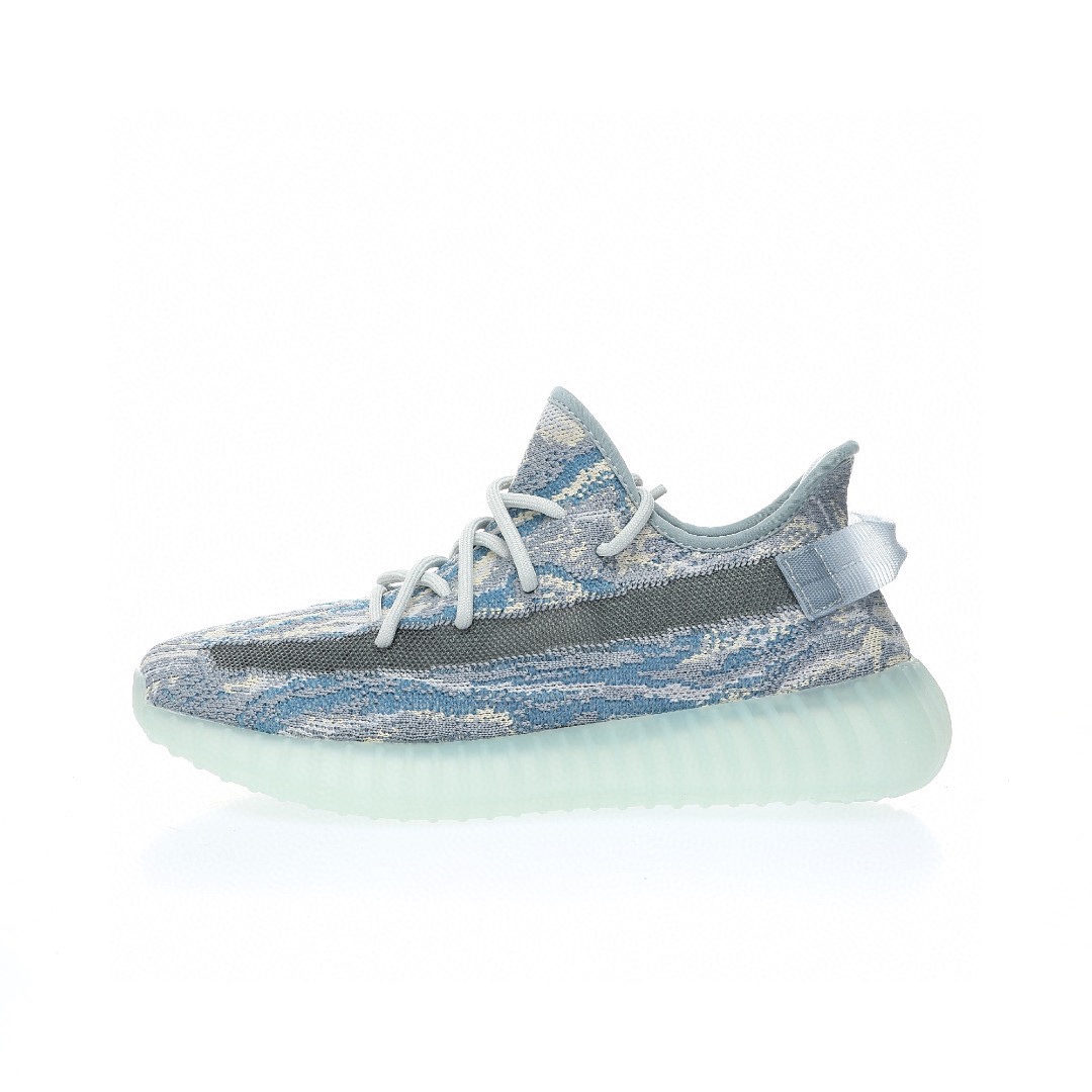 Kanye West x Adidas Yeezy Boost 350 V2"MX Blue 「藍灰暴龍大理石紋」