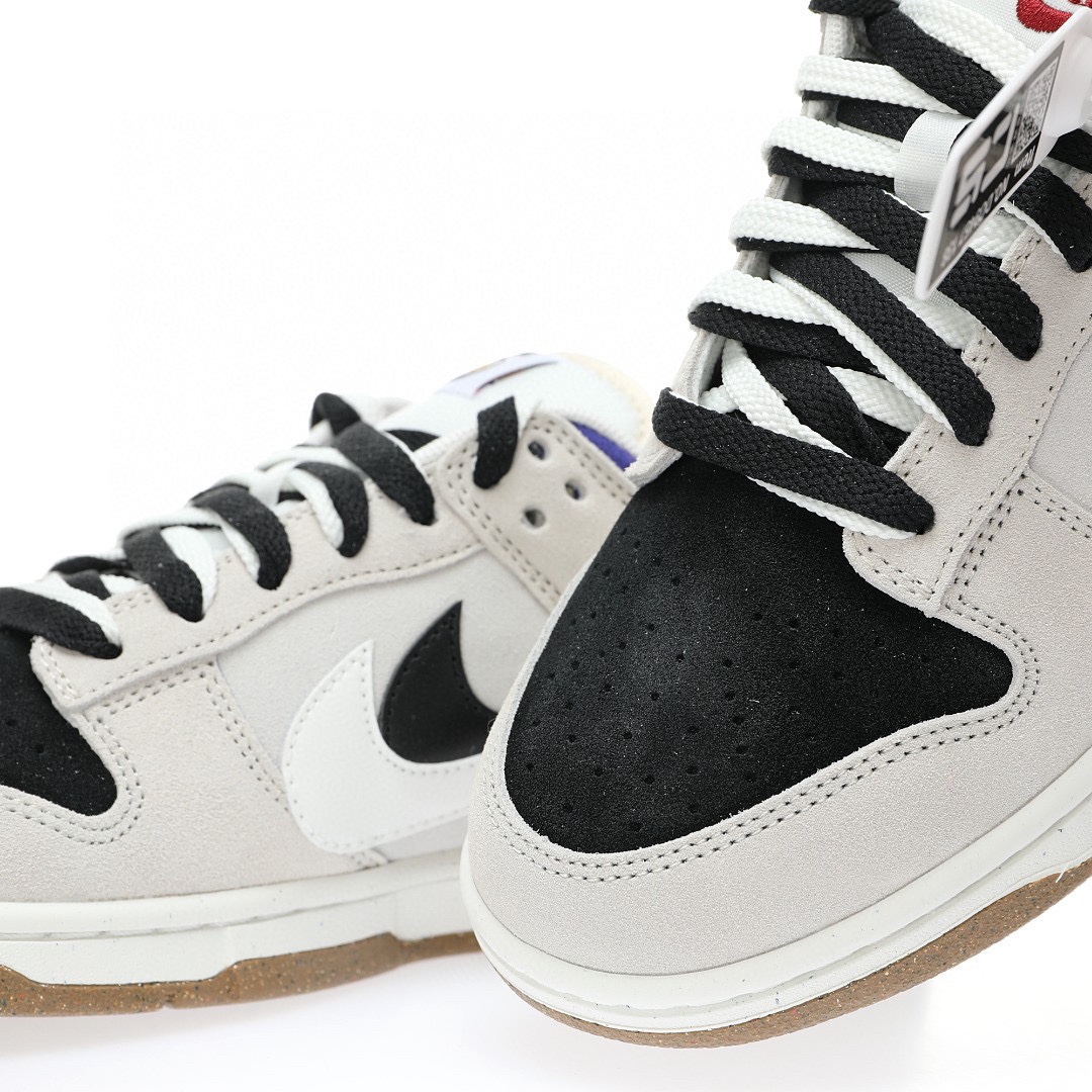 Dunk Low 浅灰树莓紫黑白双钩