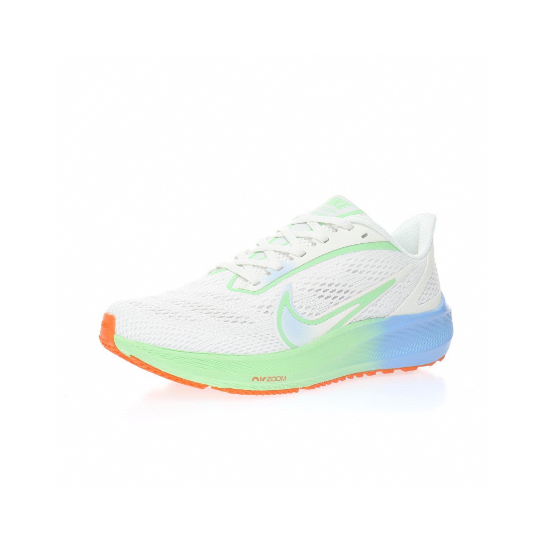 Nike Air Zoom Pegasus 39代超级飞马涡轮增压马拉松休闲运动慢跑鞋“网织白浅绿蓝绿渐变”