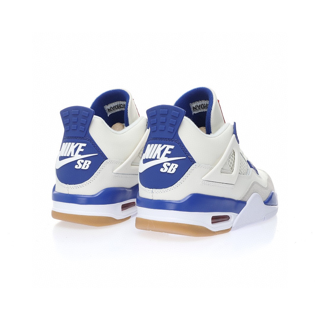 Nike SB x Air Jordan 4 Retro SP"Blue Sapphire 聯名白藍生膠