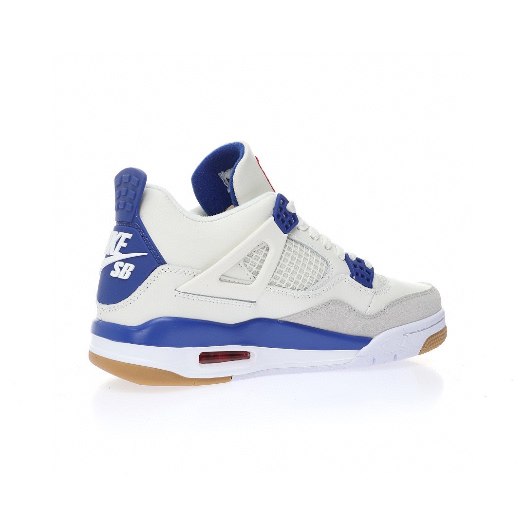 Nike SB x Air Jordan 4 Retro SP"Blue Sapphire 聯名白藍生膠