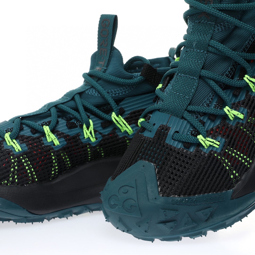 NIKE ACG Mountain Fly GTX SE Mid"Black/Volt"ACG山脈2代系列中幫戶外登山越跑徒步休閒運動鞋「網布黑石綠螢光綠」