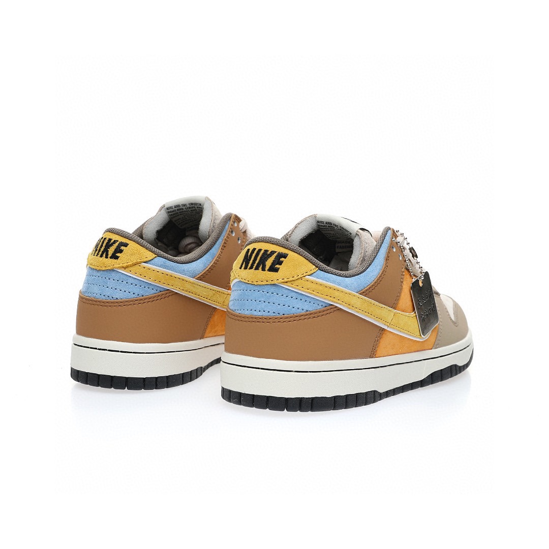 Dunk Low “摩卡棕橙黃”