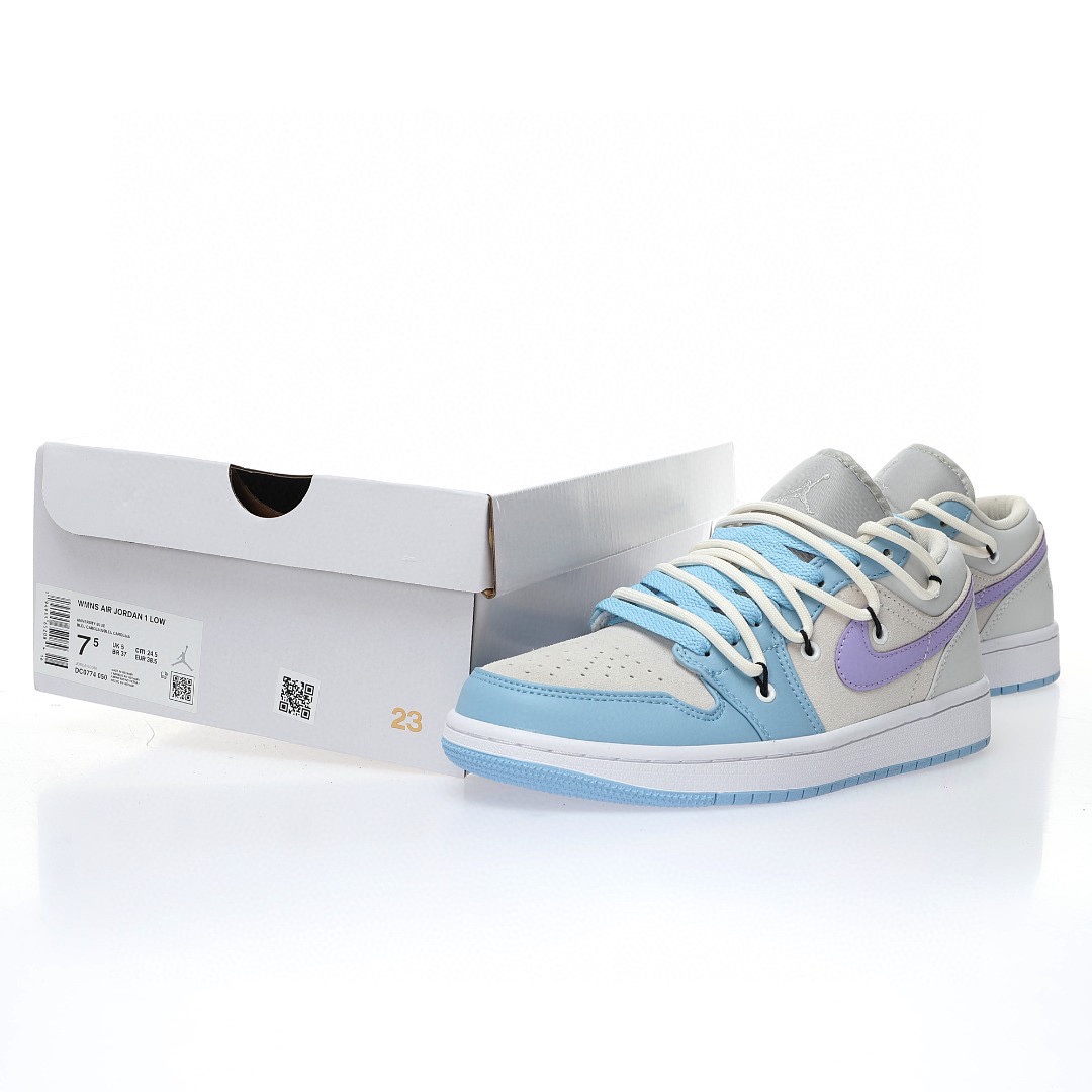 Air Jordan 1 大學藍淺灰綁繩