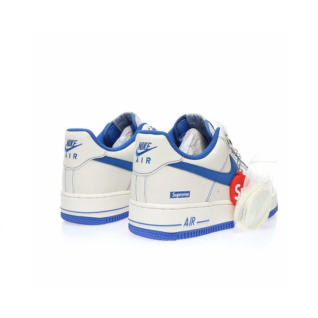Nike Air Force 1 “荔枝皮米白寶藍綠Sup”