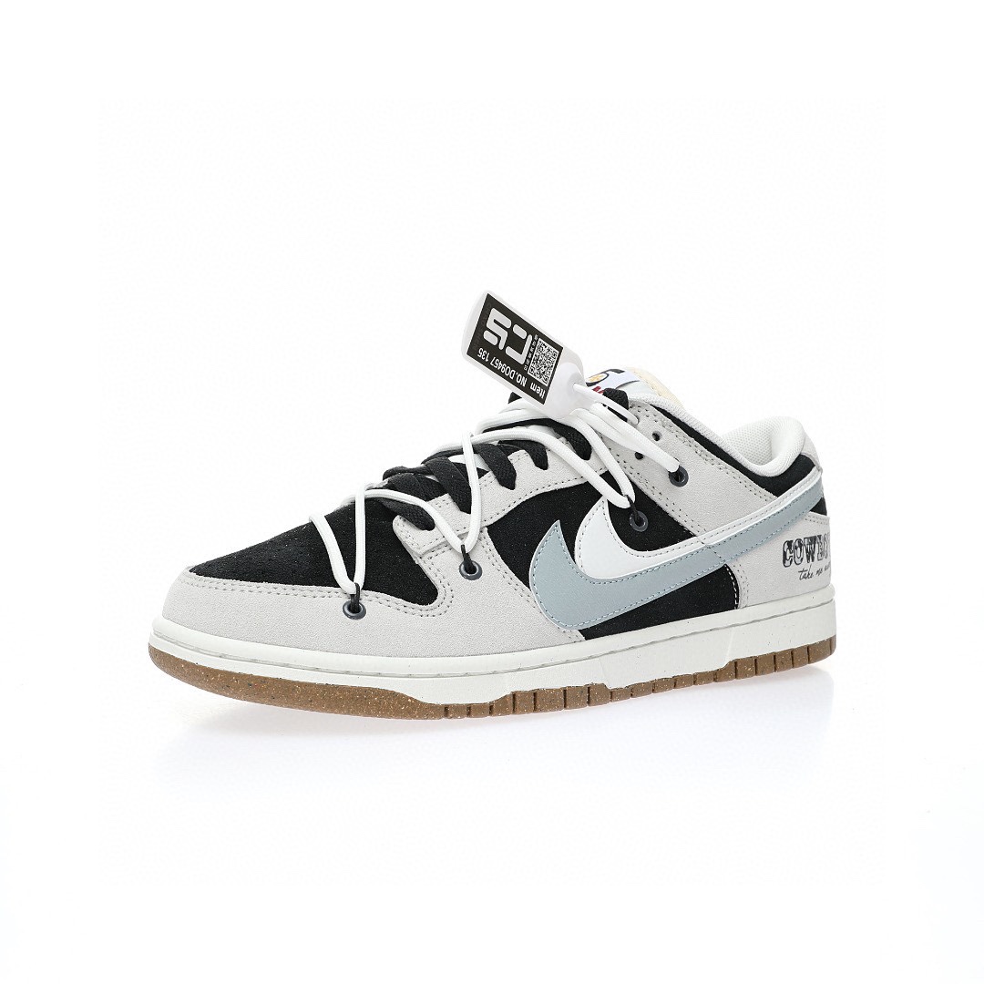 Dunk Low 浅灰黑灰白双钩牛仔