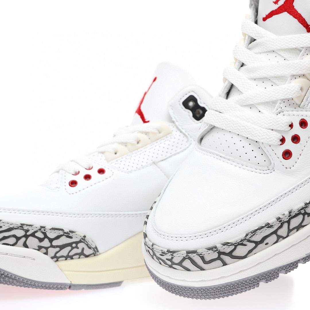 Air Jordan 3 白水泥爆裂紋氧化黃