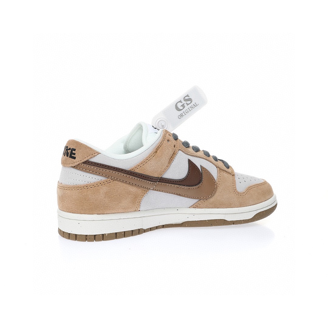 Dunk Low “麂皮淺灰摩卡棕咖啡雙鉤”