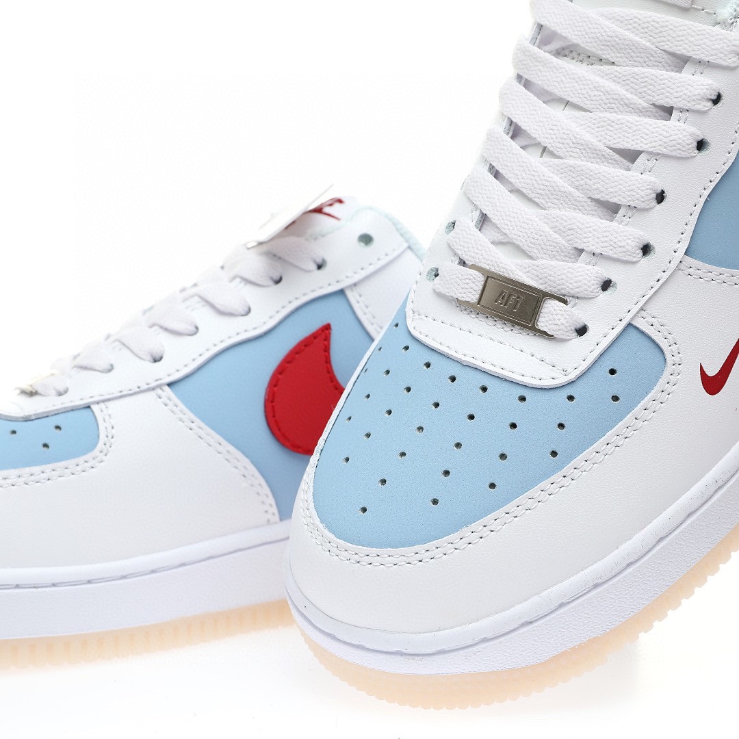 Nike Air Force 1 “皮革白天藍紅Sup”