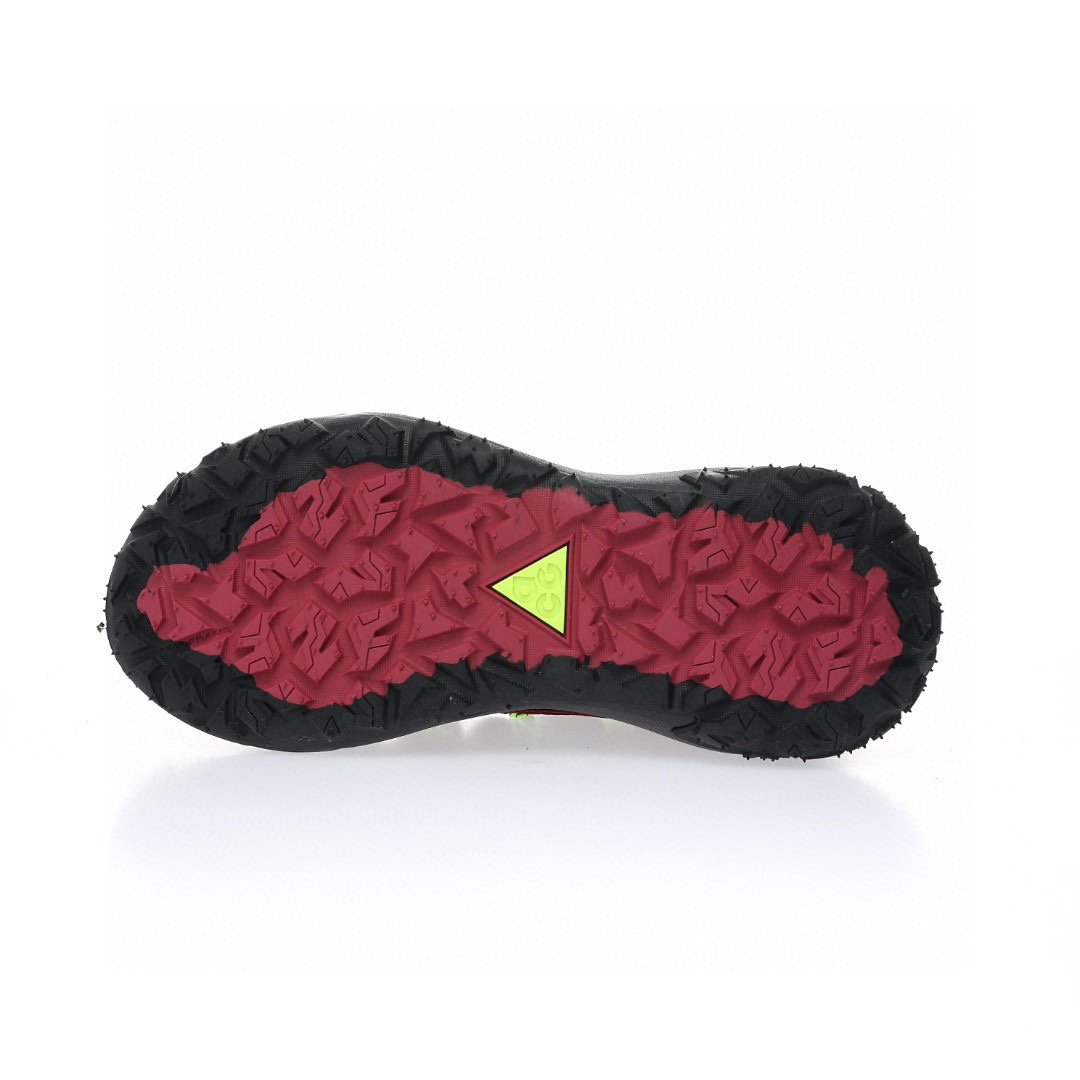 NIKE ACG Mountain Fly GTX SE Mid"Black/Wine Red/Volt"ACG山脈2代系列中幫戶外登山越跑徒步休閒運動鞋「網布黑酒紅螢光綠」