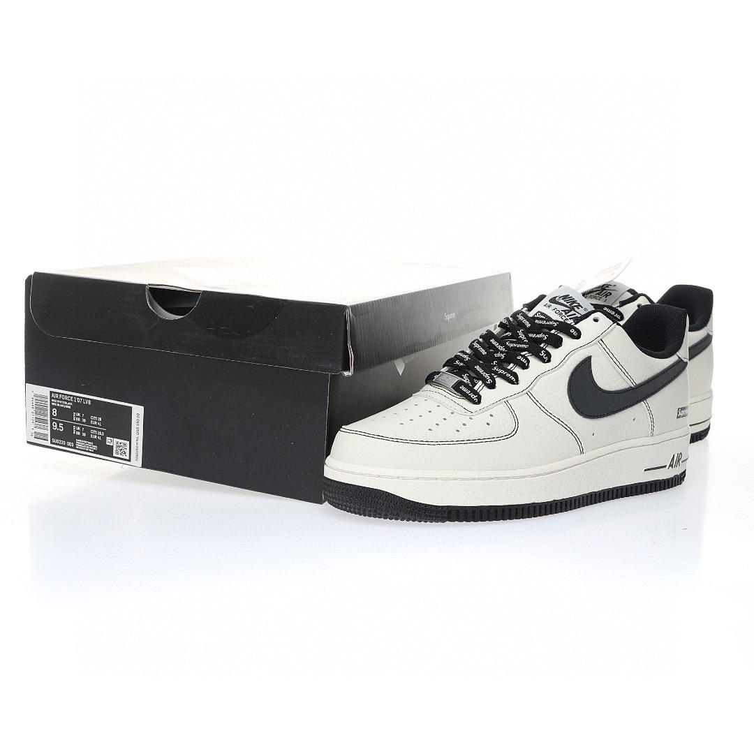 Nike Air Force 1 “荔枝皮米白黑Sup”