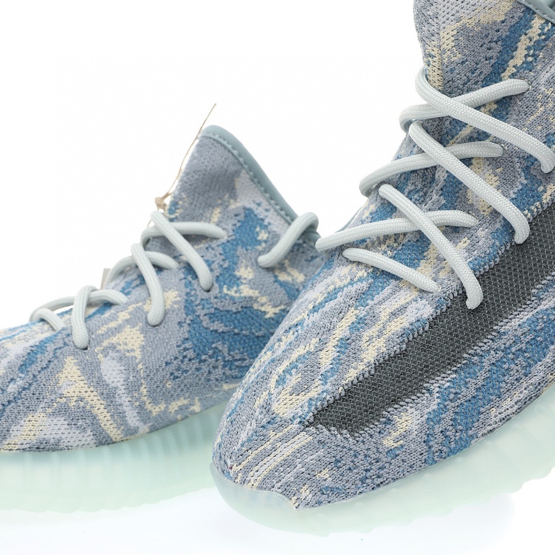 Kanye West x Adidas Yeezy Boost 350 V2"MX Blue 「藍灰暴龍大理石紋」