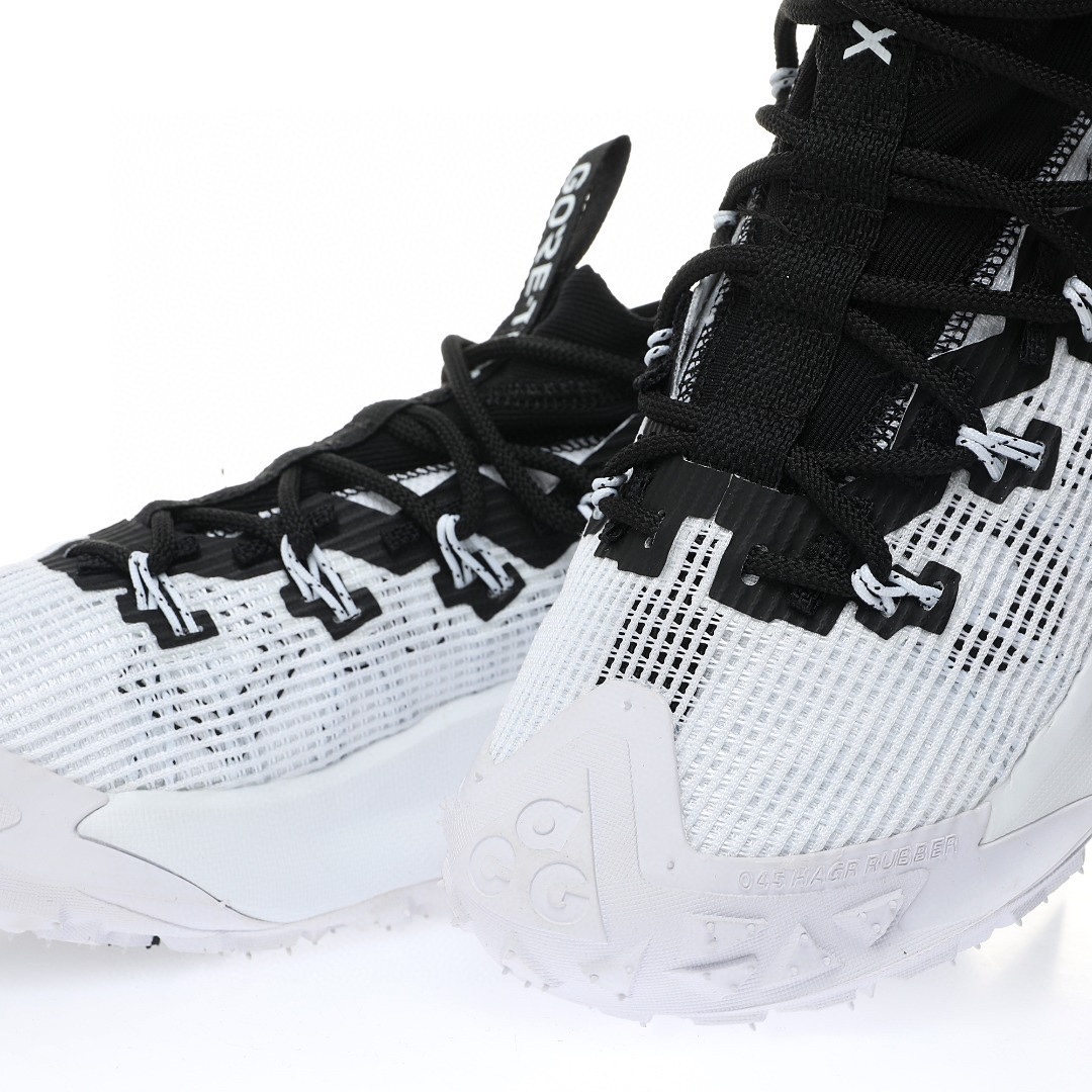 NIKE ACG Mountain Fly GTX SE Mid"White/Black"ACG山脈2代系列中幫戶外登山越跑徒步休閒運動鞋「網布白黑」