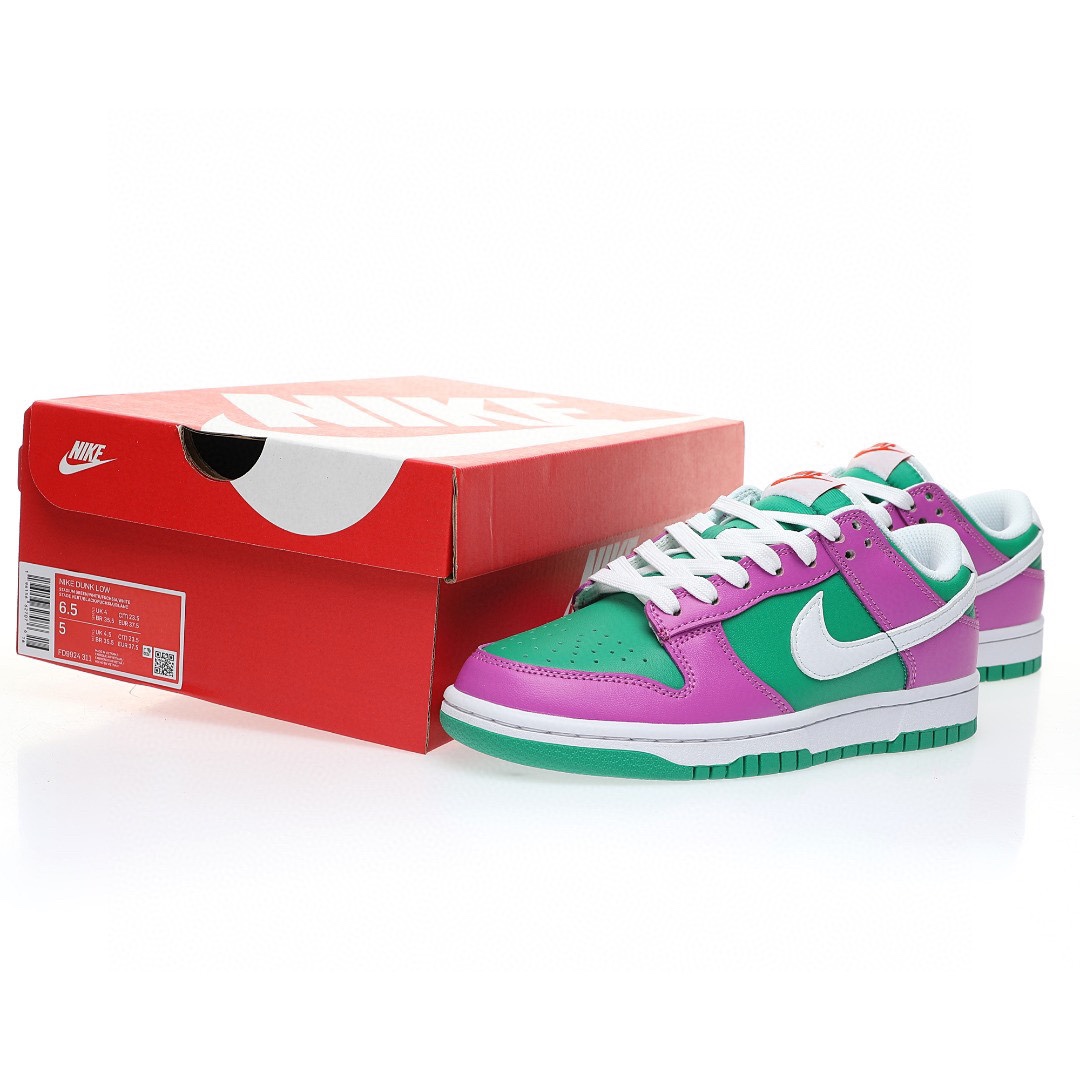 Dunk Low “紫綠白”