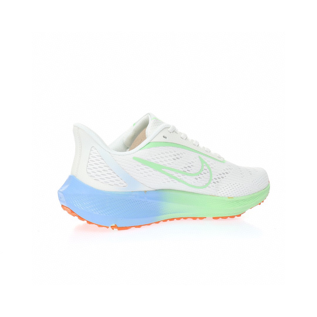 Nike Air Zoom Pegasus 39代超级飞马涡轮增压马拉松休闲运动慢跑鞋“网织白浅绿蓝绿渐变”