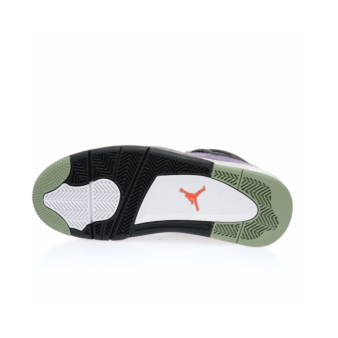 Nike Wmns Air Jordan 4 Retro"Canyon Purple"AJ4代麂皮紫小丑