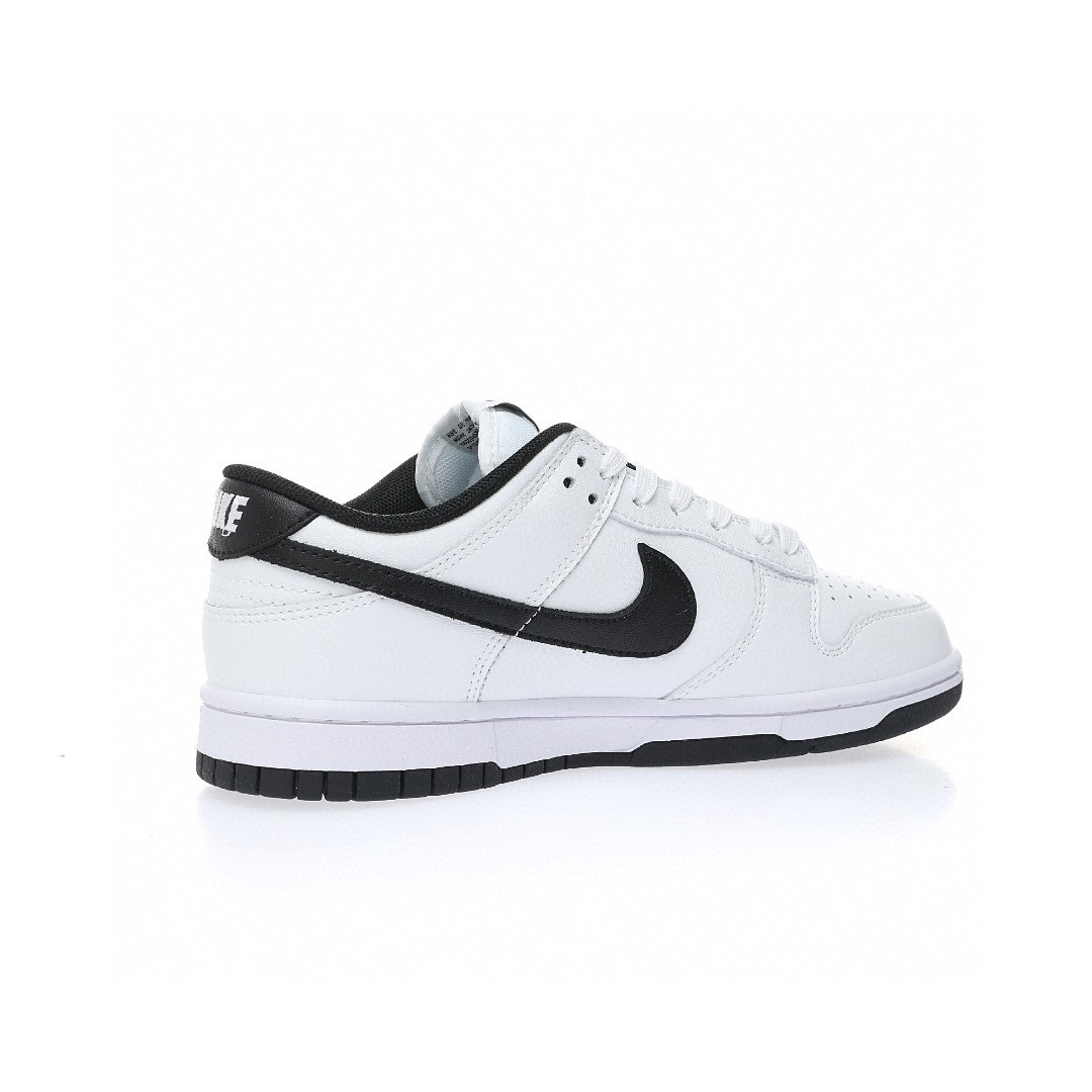 Dunk Low “皮革白黑反轉熊貓”