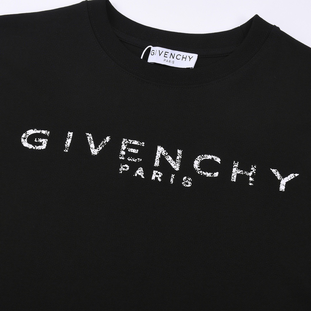 Givenchy 紀梵希 殘缺字母印花logo短袖T恤
