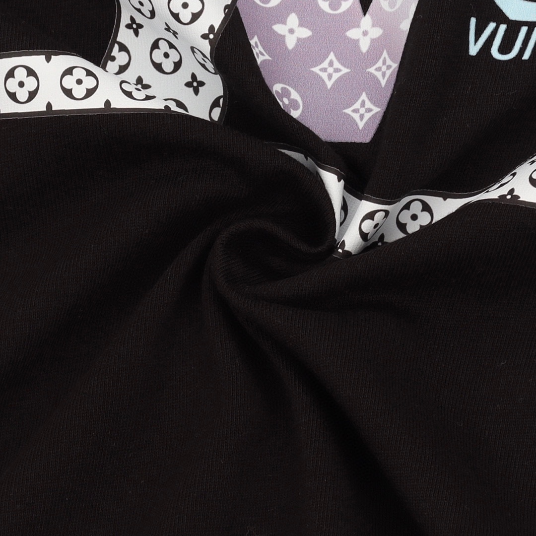 Louis Vuitton / LV路易威登卡通兔八哥印花字母T恤短袖