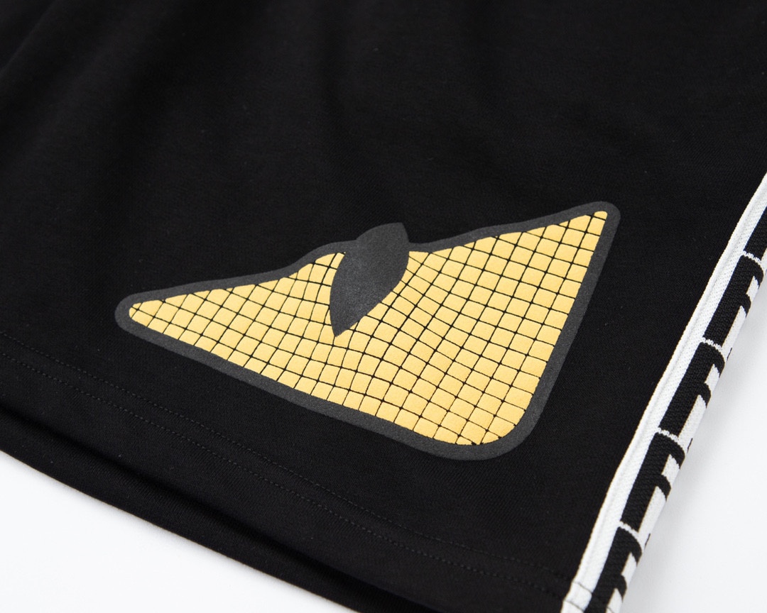 FEND23春夏新款 經典串標怪獸眼睛印花短褲