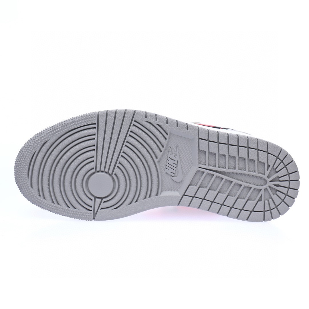 Nike Air Jordan 1 “礦灰紅黑鉤子”