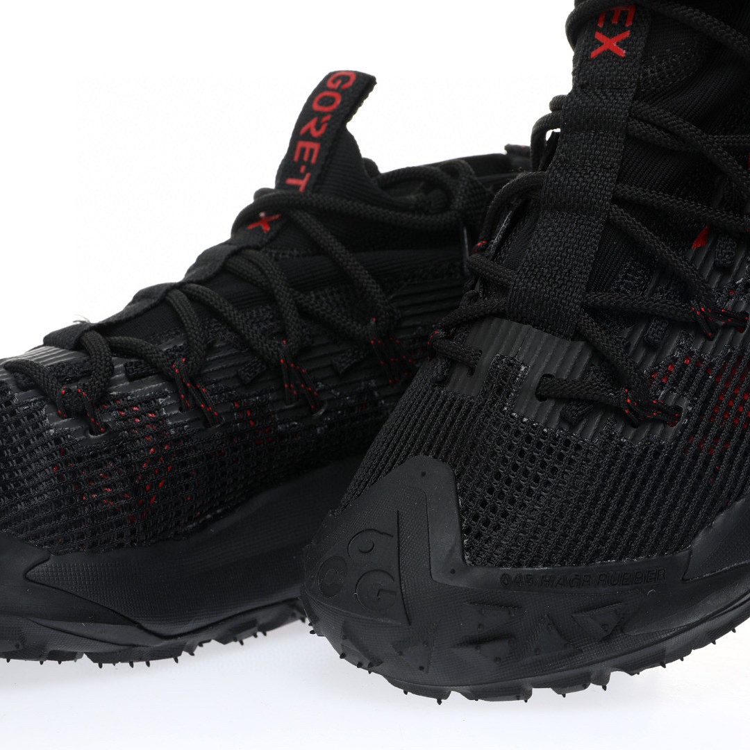 NIKE ACG Mountain Fly GTX SE Mid"Black/Red"ACG山脈2代系列中幫戶外登山越跑徒步休閒運動鞋「網布黑紅」