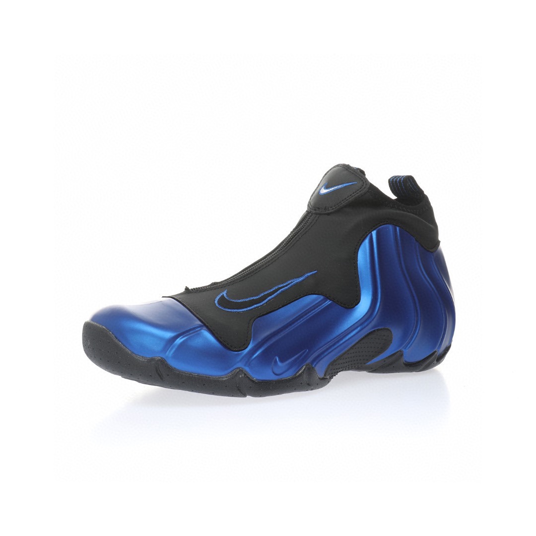 Nike Air Flightposite One"Royal"飛行風一代系列中幫休閒運動文化籃球鞋「黑藍風」