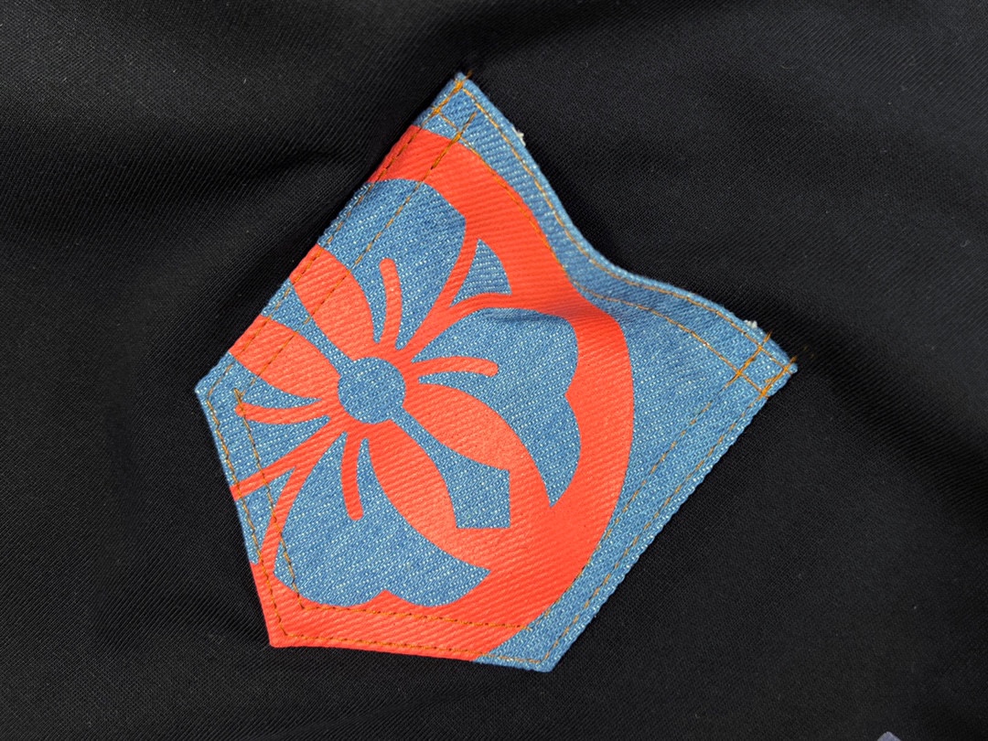 EVISU福神 海鷗佛頭牛仔口袋短袖T恤