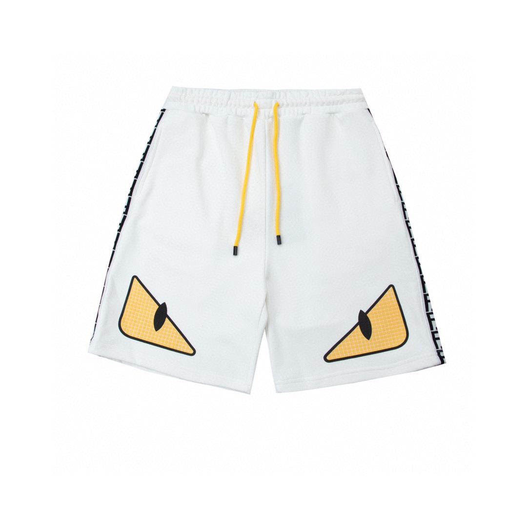 FEND23春夏新款 經典串標怪獸眼睛印花短褲