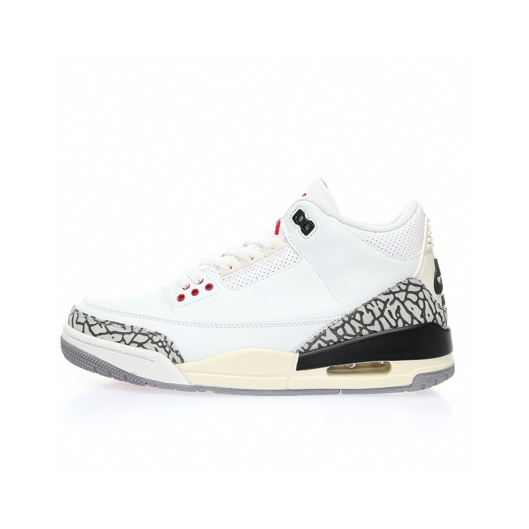 Air Jordan 3 白水泥爆裂紋氧化黃