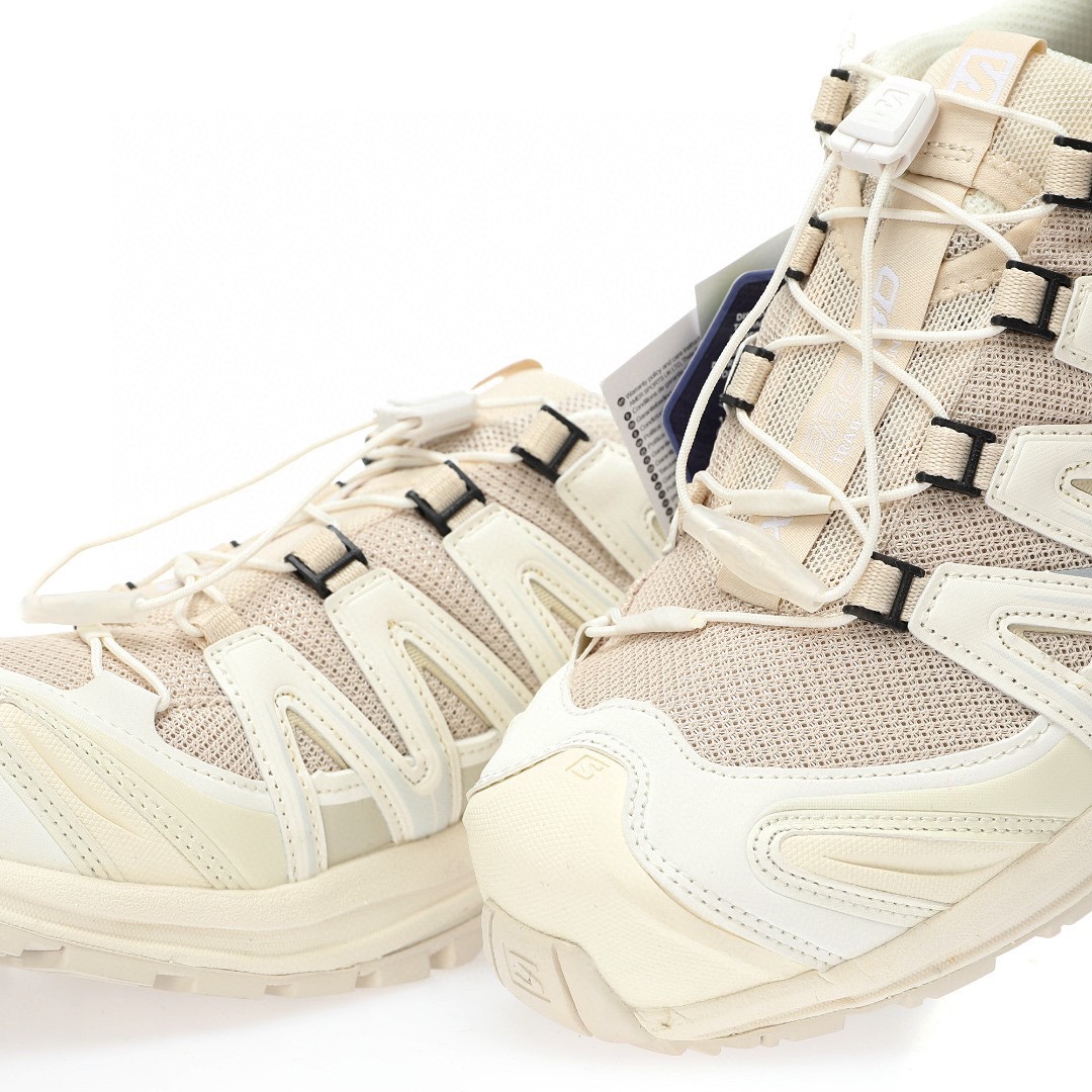 Salomon XA Pro 3D GTX"Rainy Day/Vanilla Ic"XA專業型系列潮流越野機能戶外休閒運動跑步鞋「米白香草」