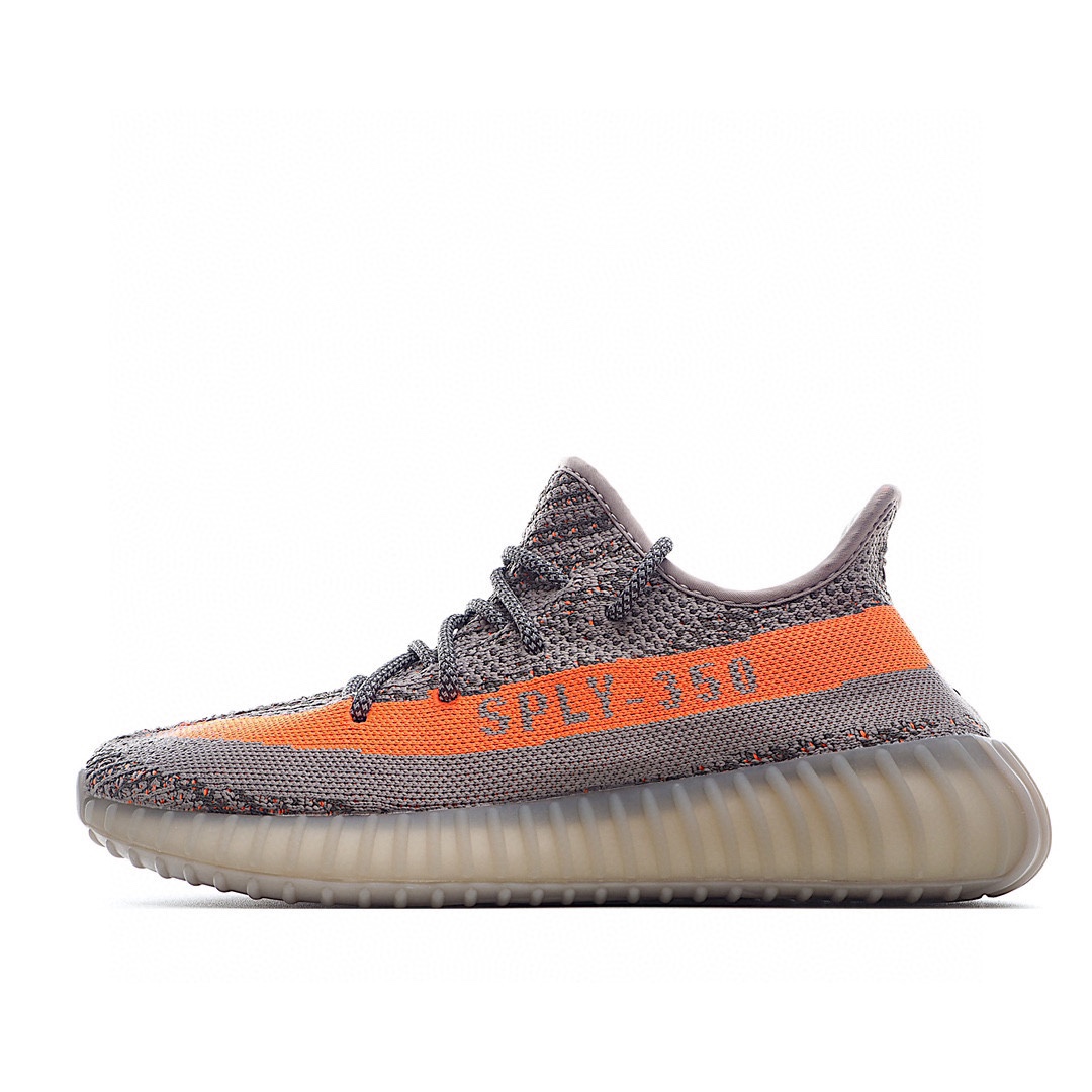 Adidas Boost 350V2 灰橙滿天星